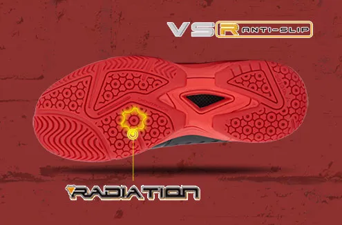 VSR ANTI-SLIP 
Upgraded outsole rubber, slip-resis...