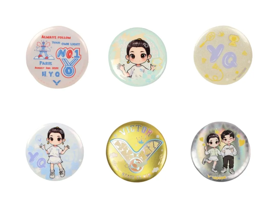 VICTOR x HYQ Collection Badge Set PG4018HYQ